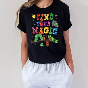 Find Your Magic Shirt,The Hungry Caterpillar,Book Lover Shirt,Kids Book Shirt,Back To School Shirt,First Day Of School Shirt,Kids School Tee 1T