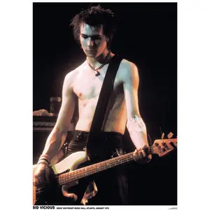 Sex Pistols Sid Vicous 1978 Poster