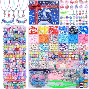 3200 Pcs Unicorn Jewelry Kit – Sapphire Blue Beads for DIY Bracelets, Rings & Teen Girl Gifts
