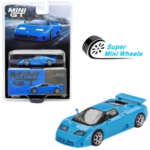 Mini GT 1:64 Bugatti EB110 Super Sport Blue Bugatti #890