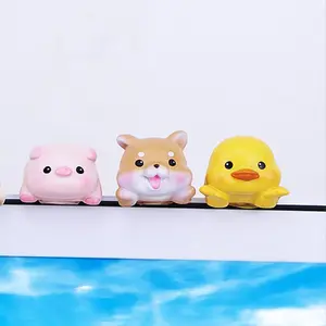 JOYTUTUS Cartoon Cute Animal Resin Ornaments for Auto Central Control Screen Dashboard Rearview Mirror Accessories Interior Funny Decorations Gift Ideas Valentine's Day Travel Essential