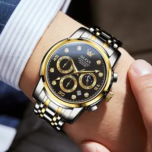 Men's VersatileWatch  Analog Quartz Stainless Steel Waterproof Luminous Date Two Color Luxury Casual Watch