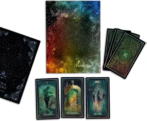 Mirra Visions: Lenticular Tarot & Oracle Deck and Guidebook by James R. EADS - Holographic Tarot Cards and 79th Mystery Card in Rainbow Foil Box