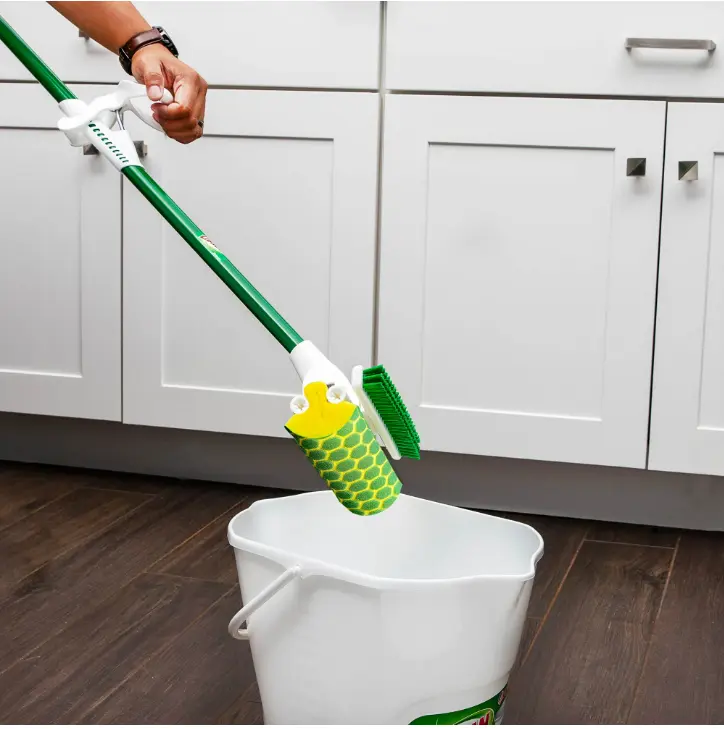 Nitty Gritty Roller Sponge Mop with Scrub Brush Nitty Gritty Roller Sponge Mop with Scrub Brush