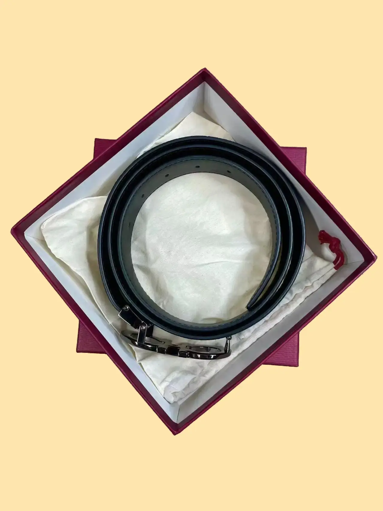 Men's Classic Belt - Adjustable Length, Interchangeable Buckle, Business Casual, Stylish Functional, Customizable Fit, Ideal for Birthday & Occasion Gifting