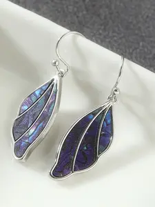 Vintage Elegant Butterfly Wing Pendant Earrings, Women's Casual Jewelry Accessory, Holiday Gift, All Seasons