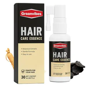 Hair Growth and Blackening Spray, Graanvibes Anti Hair Loss Hair Thicker Serum, Strengthens Roots, Prevents Gray Hairs, Nantural Plant Extracts