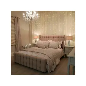 Maximum discount  480 LED Cluster Curtain Fairy Lights Plug In Warm White
