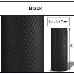 Car Headliner Upholstery Fabric Faux Leather Durable Upholstery Replacement Diamond Quilted 6mm Soft Foam Backed Waterproof Vinyl Material by Yard Trimmable Easy to Install Auto Repair Upholstery for Car Interior DIY Seat Covers Roof Liner & Door Panels