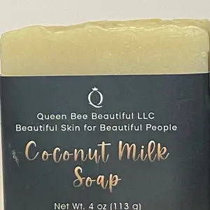Coconut Milk Soap w/ soap saver included- Gentle Nourishing Sensitive Organic Skin and Body Care Vegan