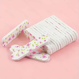 20-Piece Double-Sided Mini Nail Files Set, Colorful Manicure Nail Art Tools for Professional & Home Use, Durable and Portable Design