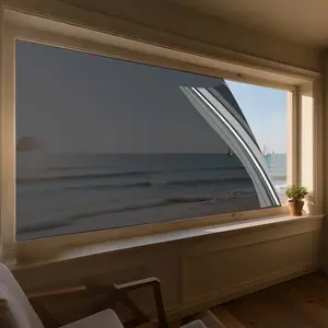 A roll of full shading window privacy film-window privacy film window tone, high-quality PET material, shading heat insulation, modern indoor shading film, Home Office application, high-performance film, Sun Shade Film