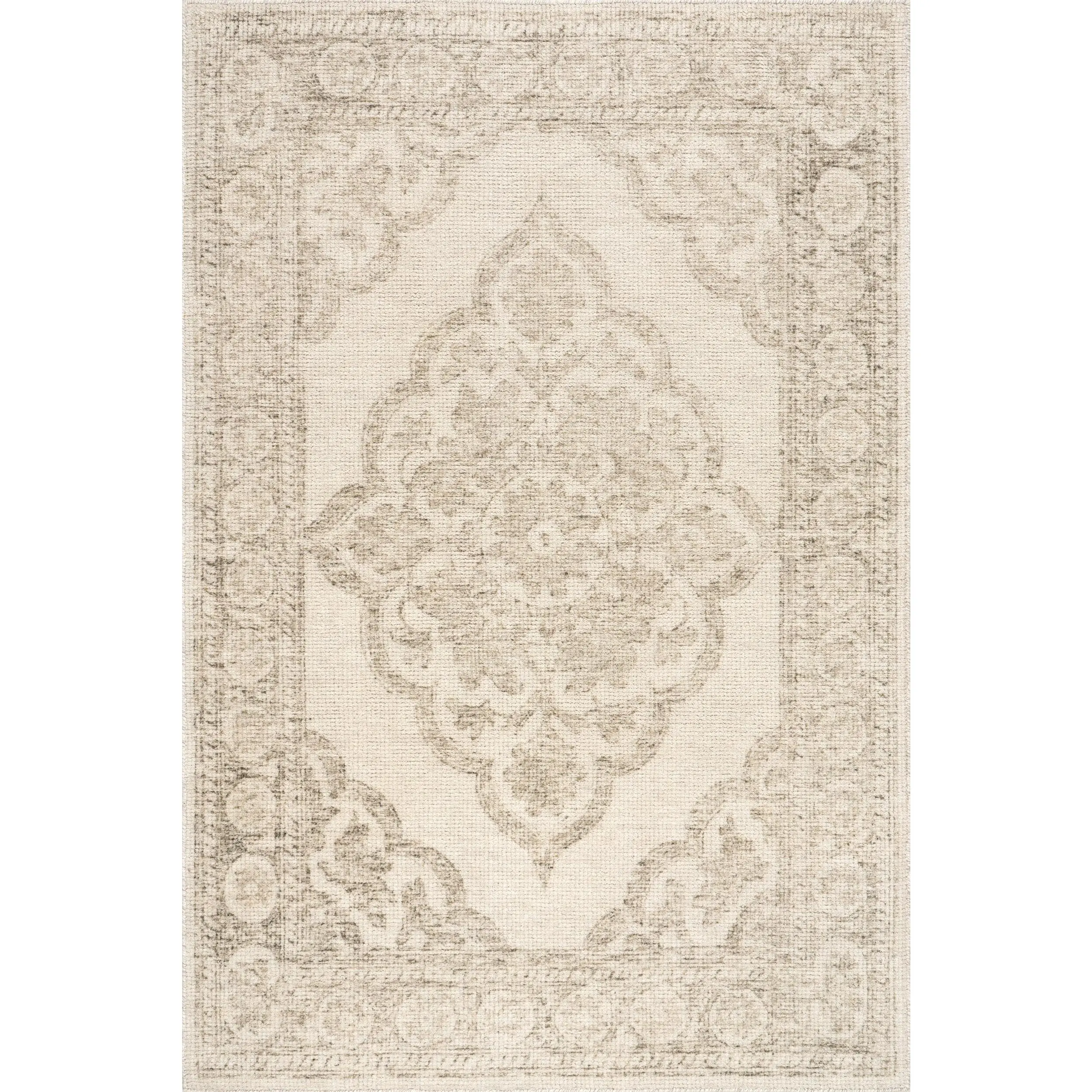 Padma Lakshmi Istanbul Hand-Tufted Ornate Border Wool-Blend Rug