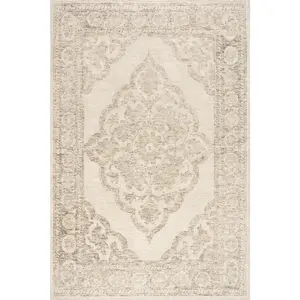 Padma Lakshmi Istanbul Hand-Tufted Ornate Border Wool-Blend Rug