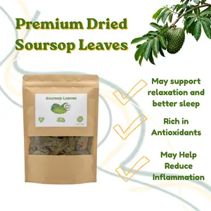 Soursop Leaves - 3.6 oz - All Natural Graviola/Hojas De Guanabana Tea