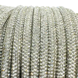 Crystal Clear Corded Rhinestone Rope