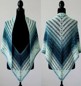 Handmade crochet shawl