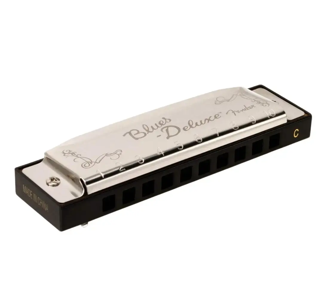 Fender Blues Deluxe Harmonica, Guitar Accessories, Key of C Fender Blues Deluxe Harmonica, Guitar Accessories, Key of C