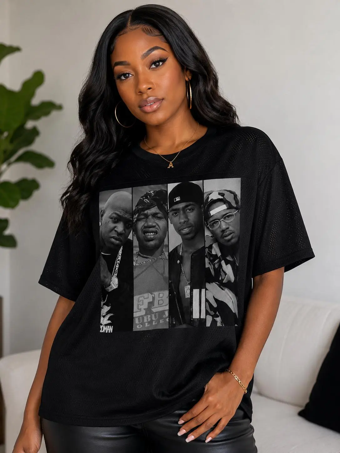 Cash Money No Limit Tour Unisex V-Neck Mesh Jersey | Cash Money Concert Outfit | No Limit Concert Shirt | 90s Hip Hop Jersey