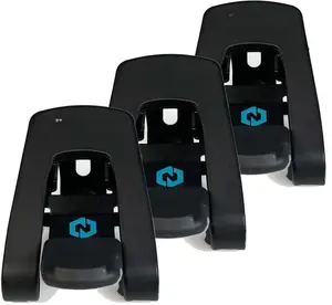 Nöhlster Locking Drill Clip 3-Pack - Secure Tool Holster Alternative for Cordless Drills & Impact Drivers - Quick-Release, No Holster Needed - Durable SK7 Spring-Steel, Compact & Lightweight