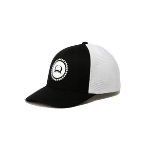 The Powerhouse Cinch Black/White Flexfit Cap/Hat