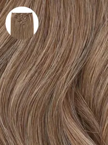 Caramel Ash Blend (4/9) Seamless Clip-Ins