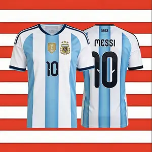 2026 FIFA World Cup Argentina Home 10# Messi Short Sleeve Soccer Jersey Fans Version