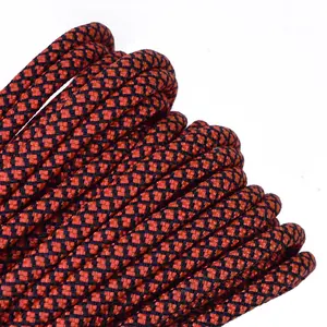 Neon Orange Diamonds - Paracord - Size: 100 Feet
