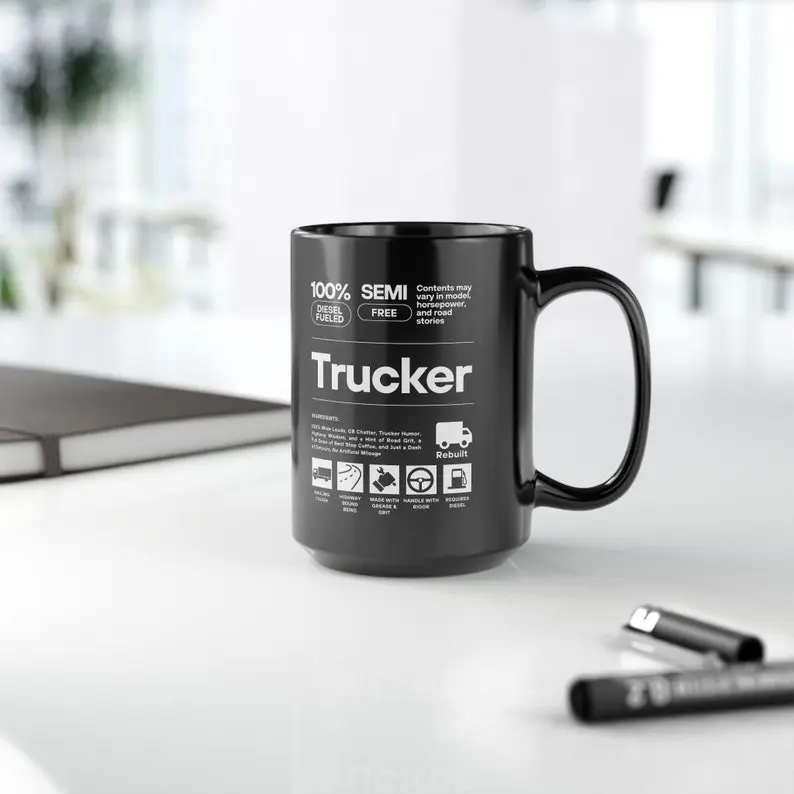 Funny Trucker Definition Coffee Mug, Gifts for Truckers, Truck Operator Mug, Truck Driver Gift, Funny Mugs for Truckers, Gifts for Him