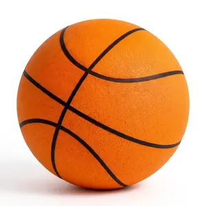 Silent Foam Basketball for Indoor Dribbling, Quiet Training Ball for Kids & Adults, Soft Bounce Practice Ball, No Floor Damage, Home Play Sports Toy