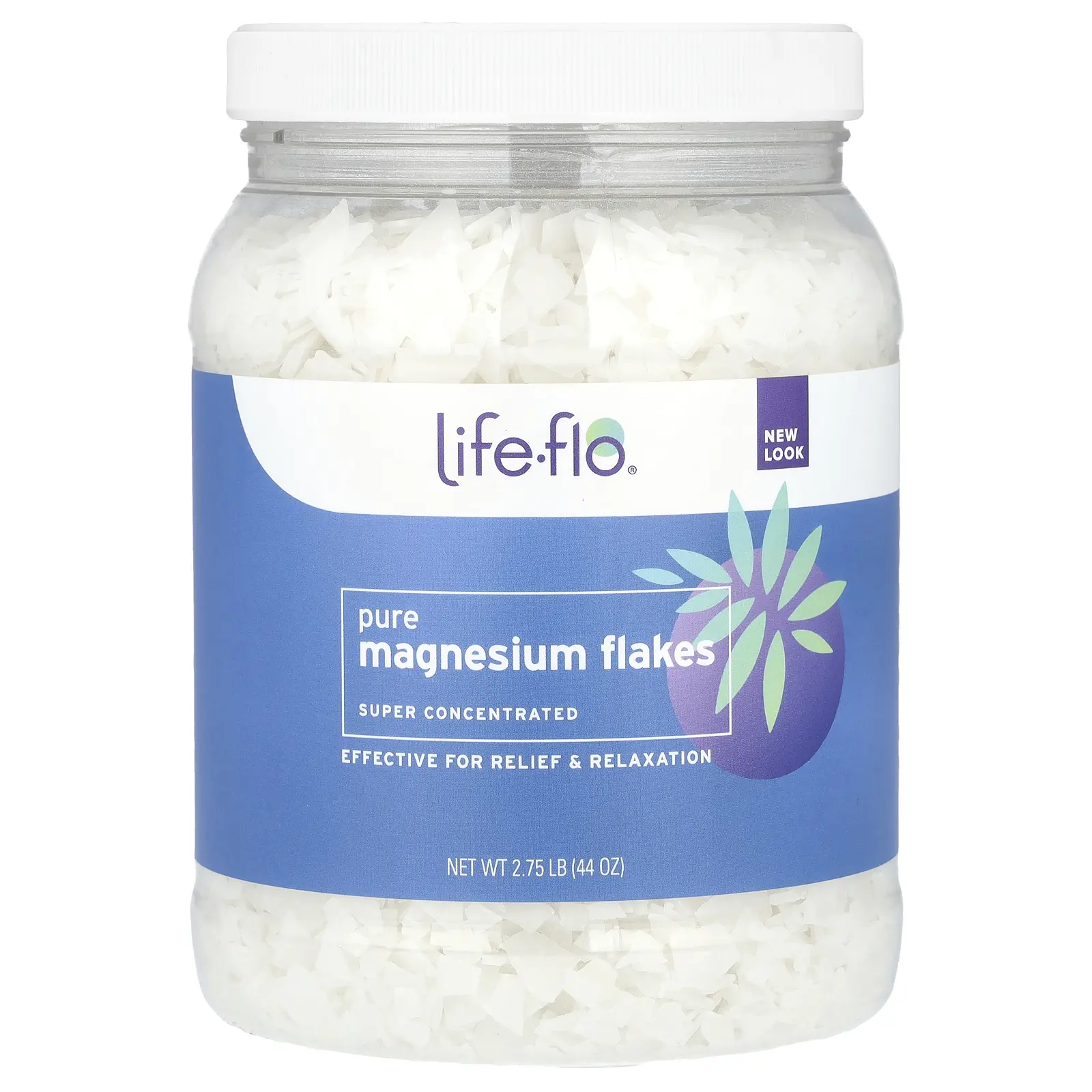Life-flo Pure Magnesium Flakes, Super Concentrated, 2.75 lb (44 oz) Life-flo Pure Magnesium Flakes, Super Concentrated, 2.75 lb (44 oz)