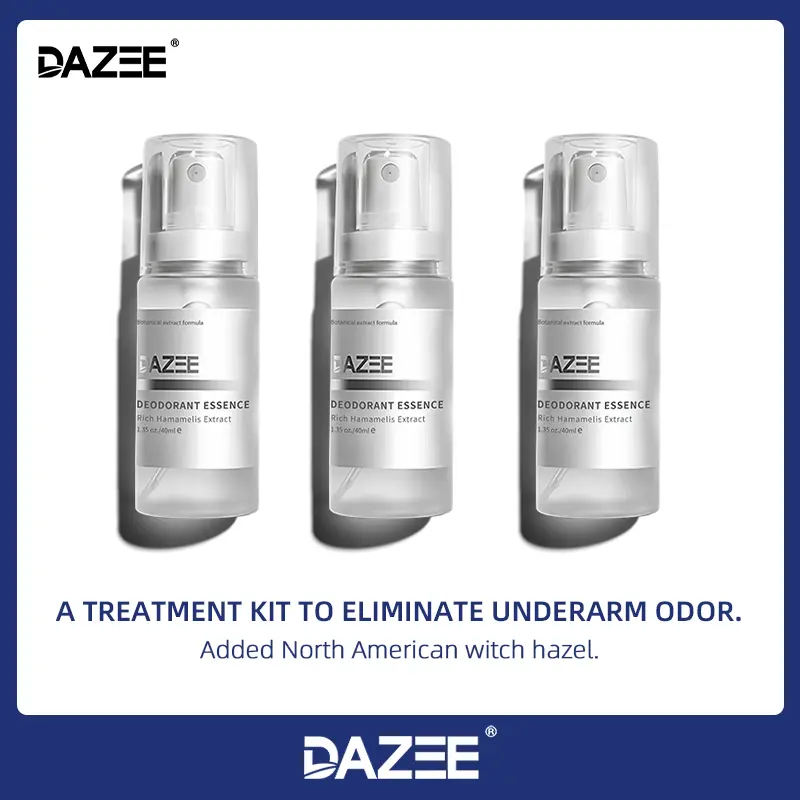 DAZEE Deodorant Essence with Rich Hamamelis Extract 1.35 oz/40ml Anti-Perspiration Botanical Extract Formula