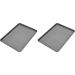 Commercial II Non-Stick Cooking/Baking Sheet, 17 by 12.25,  (Pack of 2)