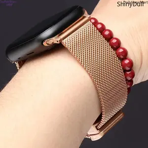 Premium Stainless Steel Apple Watch Band, 38-49mm Folding Clasp Strap, Durable Stylish Accessory for Men Women, Ideal for Daily Casual Business Formal Wear