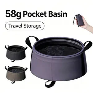 Portable Foldable Basin – Ideal for Travel, Laundry, Camping, Face Washing, and Outdoor Use