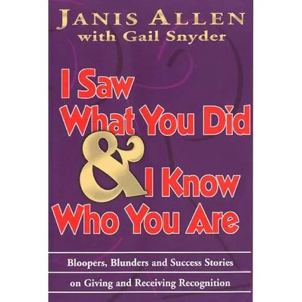 USED-I Saw What You Did I Know Who You Are by Janis Allen (Paperback)
