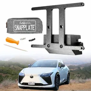 Lexus RZ SnapPlate No-Drill Front License Plate Holder Height-Adjustable with Breakaway Features for 2023-2025 Models