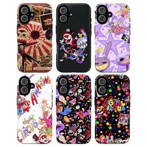 The Amazing Digital Circus Phone Case – Cute Kawaii Cartoon Characters, Colorful Chaos Aesthetic, Funny Clown & Star Pattern Cover for iPhone 17 16 15 14 13 12 11 Pro Max, Samsung Galaxy S23 S24 S25 Ultra, Soft Protective Shockproof Case