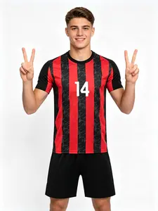 New Football Kit Set 26 27, Uefa Champions League Fan Jersey, Men's Sports, Short Sleeve Shirt, Shorts, Training Gear, Soccer Equipment