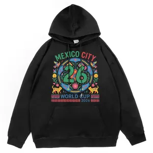 [HOT]2026 World Cup, Mexico City Theme, Hoodie Fleece-lined sweatshirt, warm and comfortable