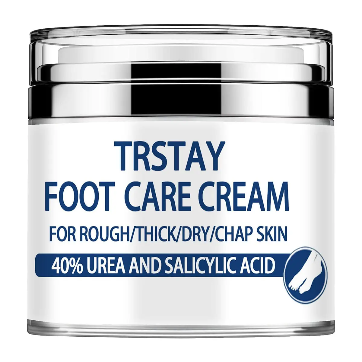 Trstay 40% Urea 2% Salicylic Acid Facial Cream, Tea, Epsom Salt, Tea Tree Oil, Jojoba Oil & Shea Butter, Exfoliating Moisturizing Skin Care