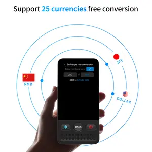 Portable Ai Language Translator Device, Translate 138 Languages Via WiFi, Touchscreen Multilingual Translator, No Additional Fees