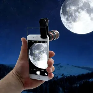 8× Optical Zoom Phone Lens for All Smartphones, Clip-On PVC Camera Lens with Special Effects, No Battery Required