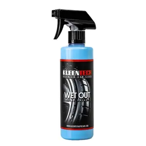 KleenTech Wet Out Water Based Tire Shine Liquid Spray with UV Blockers for Protection & Pleasant Scent Concentrated Formula for Wet Look Finish