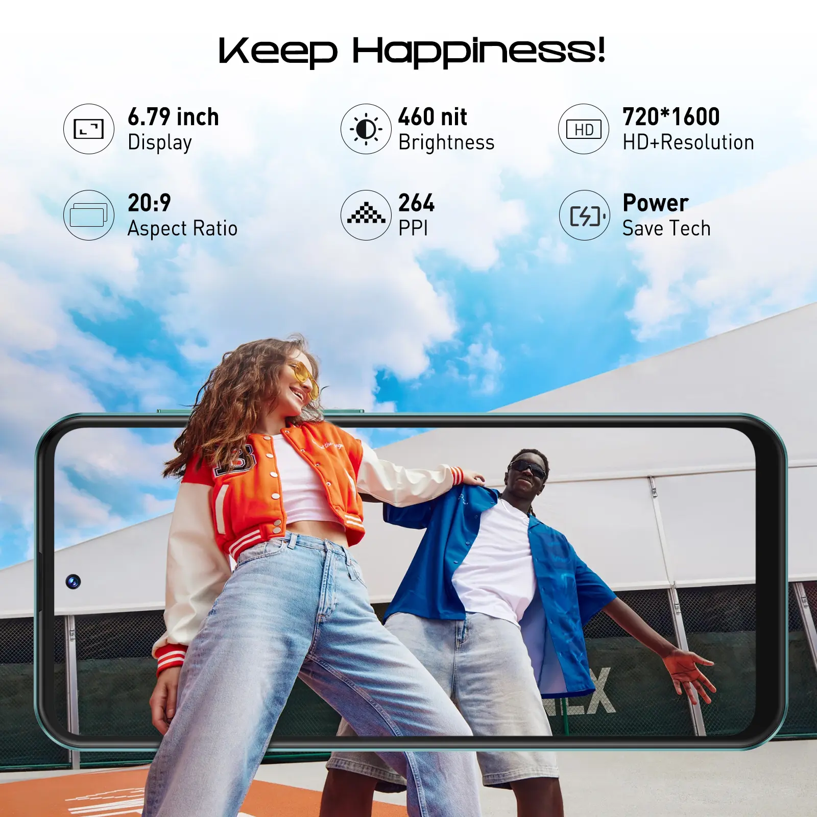 Xgody Unlock Phone Mate 60,6.79 Inch HD+ Screen Smartphone,4G Dual