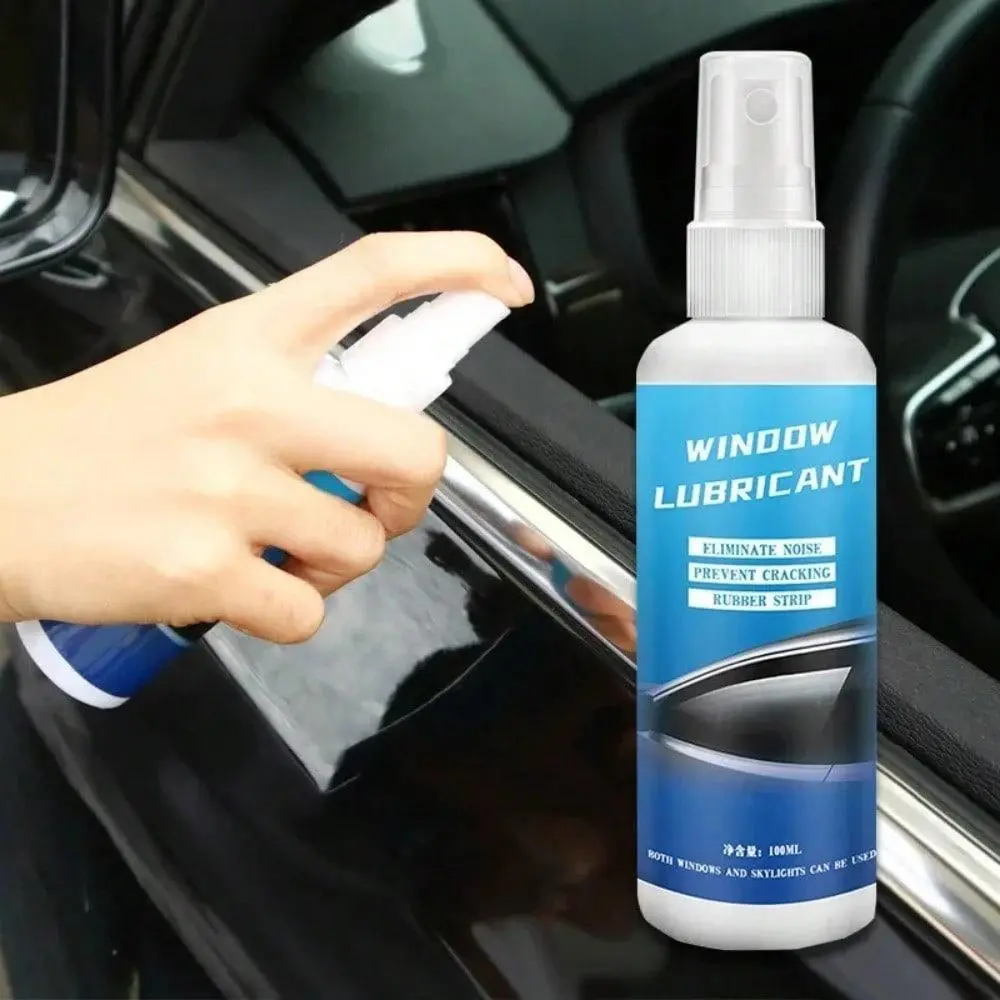 100ML Car Silicone Spray, Multi Surface Rubber Door Strip Softening Agent, Vehicle Prevent Adhesion Fluid, Car Interior Care Product, Car Cleaning Supplies, Car Detailing Products