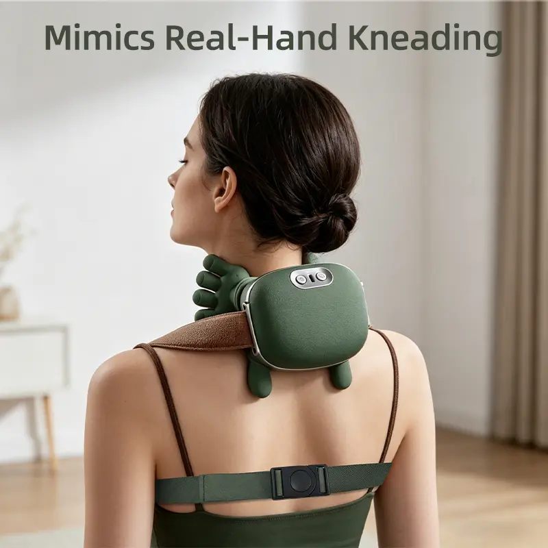 Shoulder Massager Electric Cervical Massager Bionic Hand Heating Wireless Portable 3D Kneading Massage for Neck Shoulders & Hands Unisex Lightweight & Adjustable Speed Settings,tiktok shop back to school