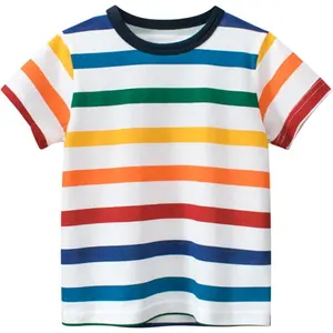 Boy Short Sleeve Shirts Casual Cotton Crewneck Graphic Tee Tops Blouse Dinosaur T Shirt Boys for 1-6 Years