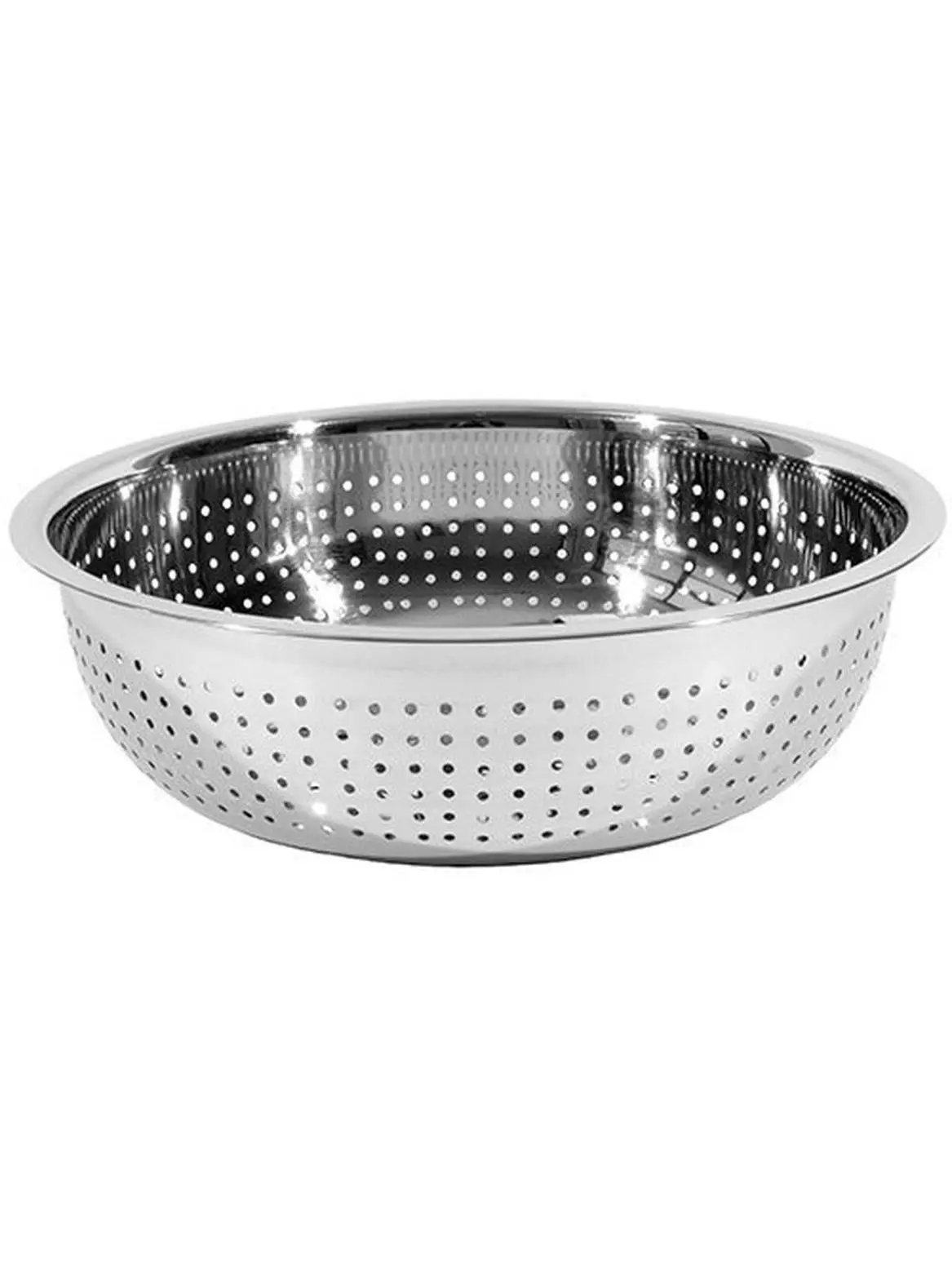15 in. Stainless Steel Small Hole Chinese Style Colander