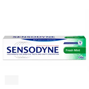 SENSODYNE Fresh Mint Toothpaste Fresh Breath & Clean Feel 150g No-Drip Nasal